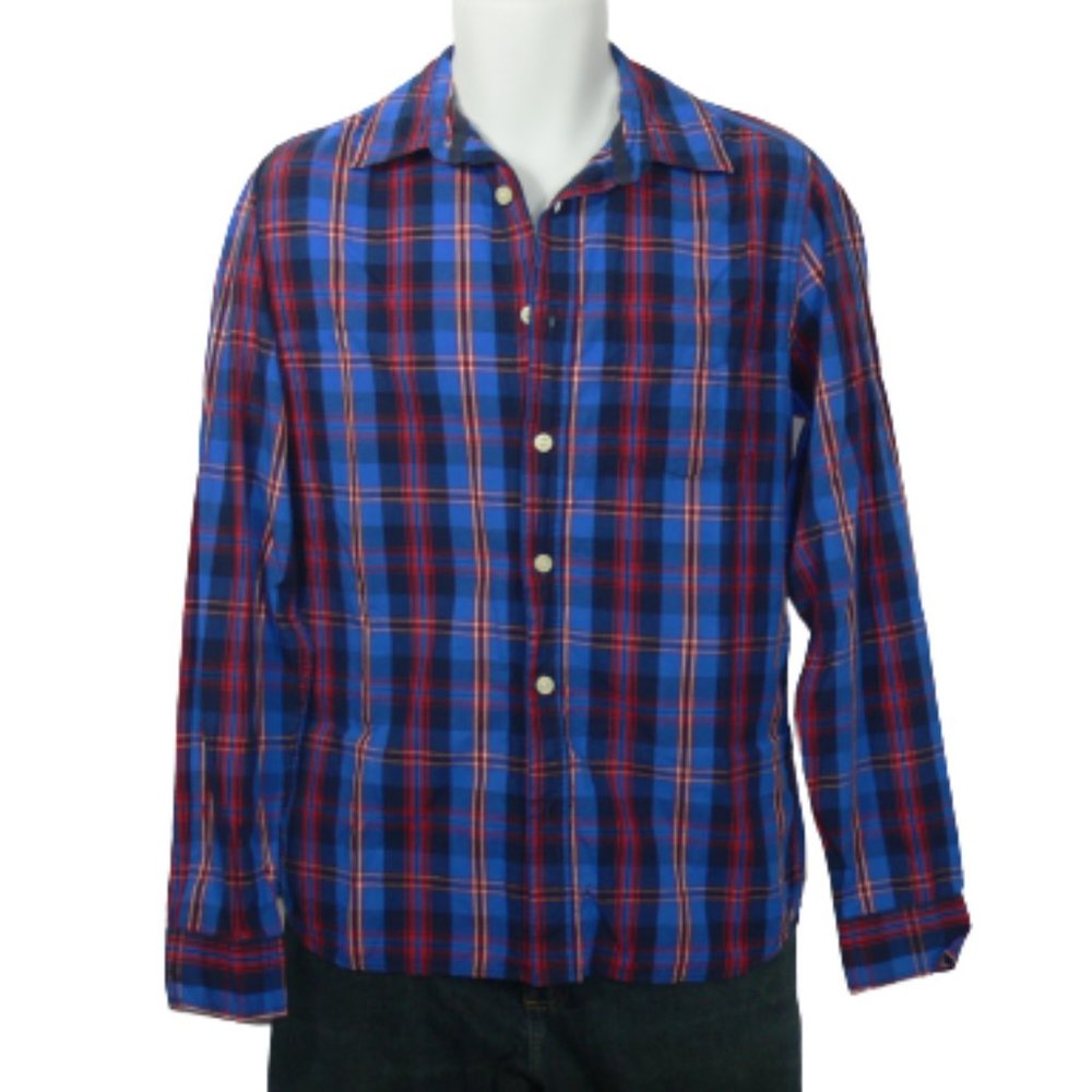 Men's Casual Bluenotes regular Fit Blue & Red